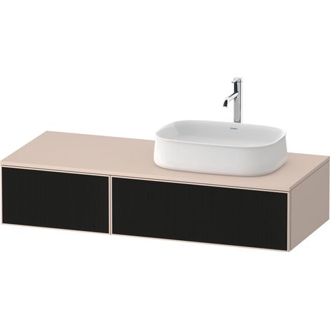 Duravit Zencha mueble bajo lavabo, 1300x550mm, 2 salidas, 1 (1/2)