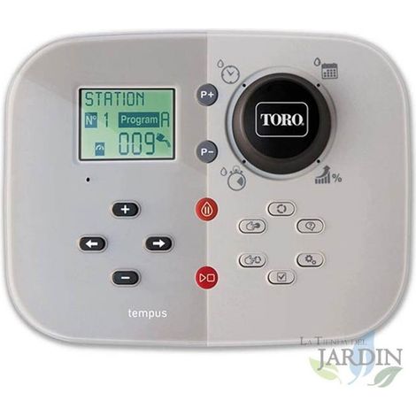 Programmatore irrigazione Tempus Toro elettrico 4 zone interne