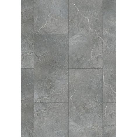 Échantillon de panneau vinyle Mexen Silver Waves 610 x 305 mm SPC 6,5 mm, sous-couche IXPE 1,5 mm, 4 V-Joint, Pierre - F1144-S (1/2)