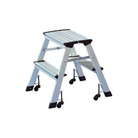 WEDO 2151 ESCABEAU MOBILE ALUMINIUM À ROULETTES