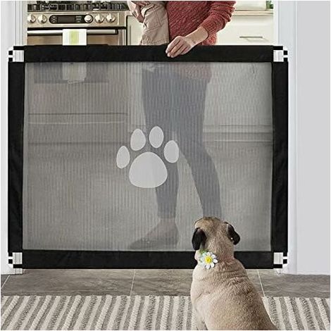 Easy to Install and Lockable Dog Gate Stair Gate Pet Barrier 80cm x 100cm