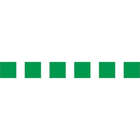 Lot 2 bandes 100mm x 1m - Carrés Vert - 4640686
