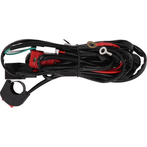 Kit de câblage pour feu de travail LED moto 12V 40A, interrupteur pour 9-32V, compatible quad, motocross et voiture électrique (1/5)