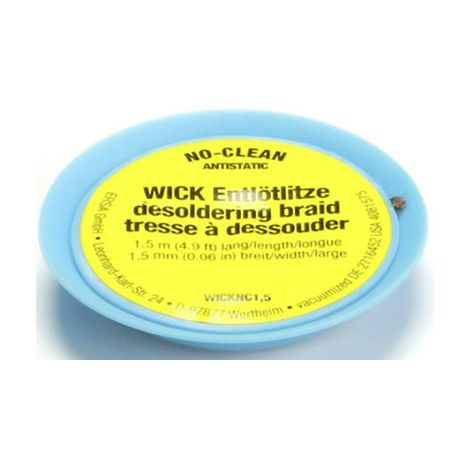 Herramienta del electricista ersa no-clean trenza para desoldar 1,5 mm 10 uds