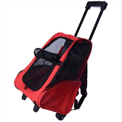 Caisse de transport pour animaux avec roulettes et sac à dos 42 (1/5)