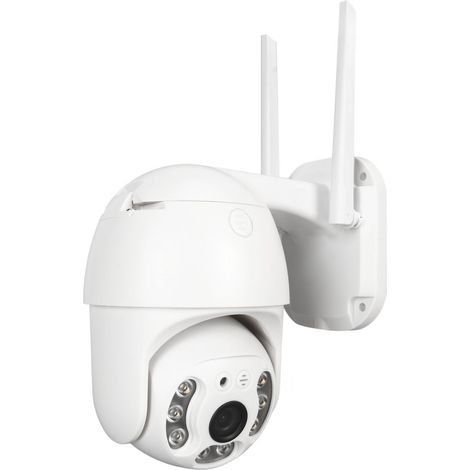 Caméra de sécurité 1080p PTZ Wi-Fi IP 2MP, zoom numérique 4x, vision nocturne sans fil, détection de mouvement, pour magasin et domicile (prise UE). (1/5)
