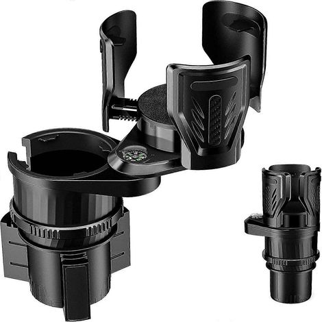 Nouveau porte-gobelet double extensible pour voiture (2022), adaptateur multifonction pour boissons, porte-gobelet extensible et réglable - Porte-gobelets (1/5)