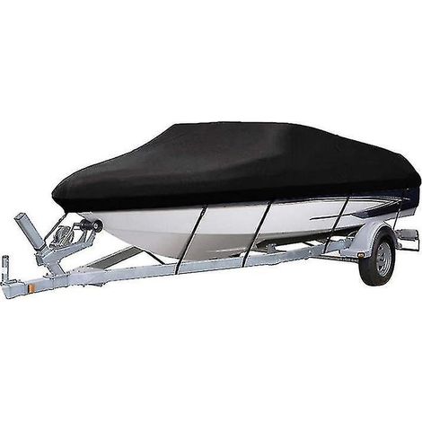 Housse de bateau Benchmark 20-22 pieds, toile imperméable 210d, housse de bateau imperméable transportable (12-14 pieds) (1/5)