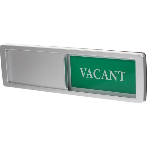 Panneau « Occupé » et « Vacant » pour Bureau en Aluminium Design Magnétique et Couleur Blanche, Indicateur de Confidentialité pour Salle de Conférence et Espace de Travail (1/5)