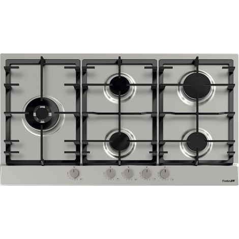 Foster 7016 032. Colore del prodotto: Acciaio inox, Posizionamento dell'apparecchio: Da incasso, Dimensione della larghezza del piano cottura: 86 cm. Tipo di controllo: Manopola, Posizion... - 7016032 (1/5)