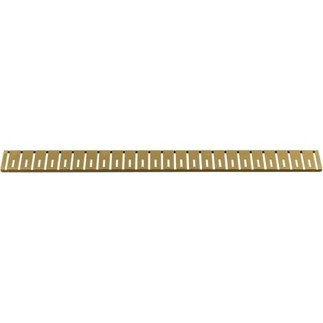 Grille en acier inoxydable KLAVER 644 mm, or mat