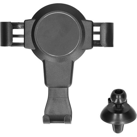 Support S4 Ventilation de Voiture Support Téléphone Largeur Réglable Rotation 360° Fixation Antidérapante pour Tous Mobiles (1/5)
