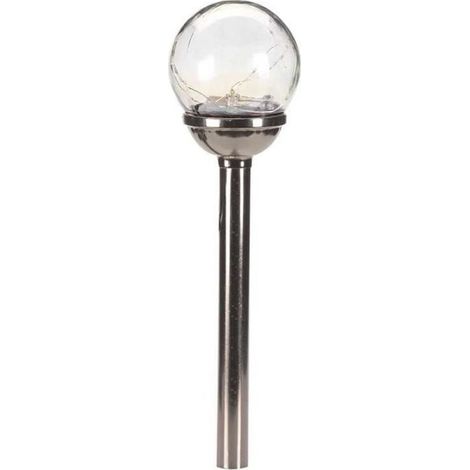 Leuchte smart-garden firefly opal Edelstahl Glas solarbetrieben