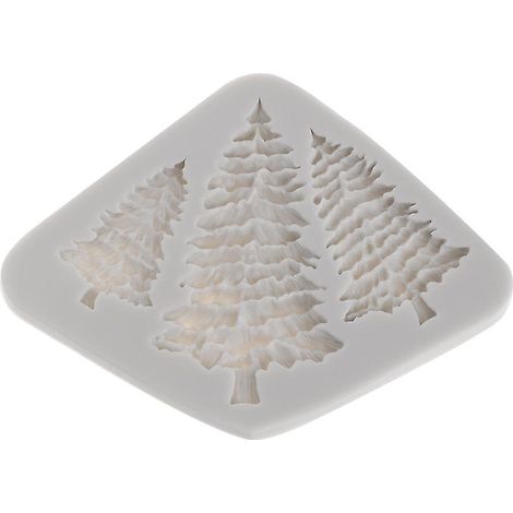 Moules en silicone en forme d'arbres pour gâteaux, gelées et chocolats - Outils de décoration pour la pâtisserie (1/5)