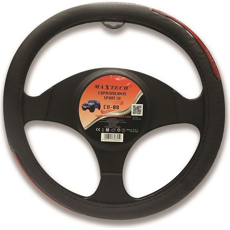 TRADE SHOP - Fodera Coprivolante Universale Per Sterzo Sport Iv Per Auto Interno Maxtech Cv-08 -