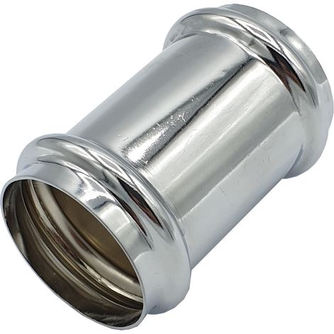 Connettore a doppia presa cromato per sifone da 32 mm (1/2)