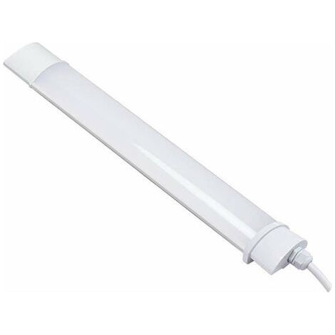 Optonica – Réglette LED 20W étanche 6000K – 1660lm – IP65 pour espaces humides – Installation rapide – 600x50mm – Angle d'éclairage 120° (1/3)