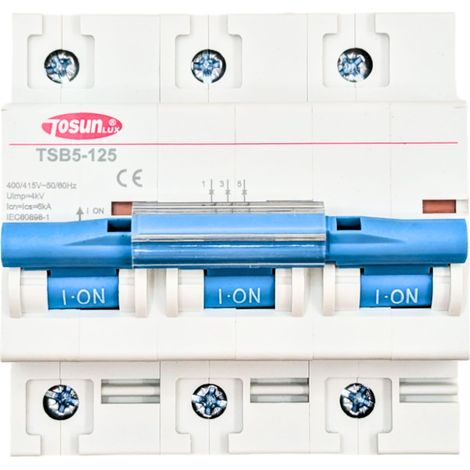 Magnetotérmico 3P 100A 6kA Curva C