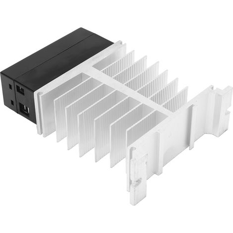 Relais statique CC/CC BERM avec dissipateur thermique, entrée 3-32 V CC, sortie 5-220 V CC, module SSR sécurisé 120 A (1/5)