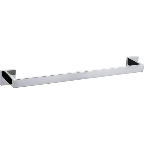 Lot de accessoires de salle de bain muraux en acier inoxydable brossé antirouille, avec barre porte-serviettes 50cm
(1/5)