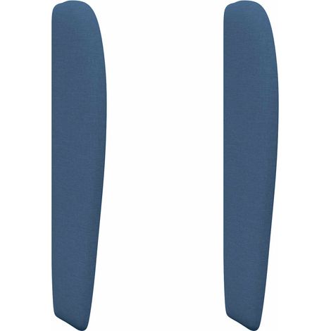 Maison Exclusive - Kopfteil Ohr Blau 80 x 23 x 6 cm Stoff