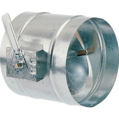 Atlantic – Registre d'équilibrage manuel 523453 – Acier galvanisé Ø 200 mm – Cylindrique pour ventilation pavillonaire – Motorisable - RR-523453