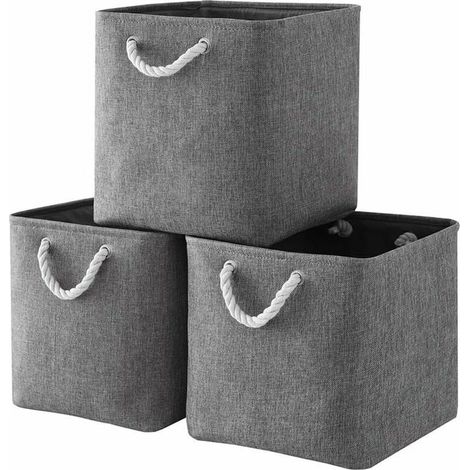 royaluxe - Cube De Rangement Tissu, Panier Cube De Rangement, Boite De Rangement Pliable Pour Jouets, Vêtement (1/5)
