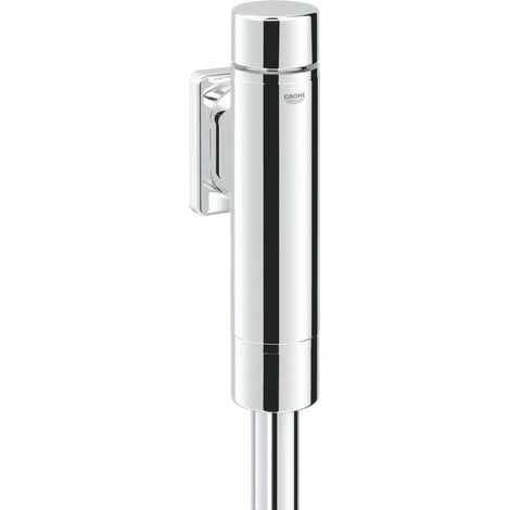 Grohe Rondo A.S. WC-Druckspüler DN 20 Chrom, integrierte Vorabsperrung, für Flach- und Tiefspül-WC