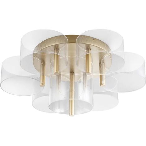 [NEUWERTIG] B-Ware Nova Luce Deckenleuchte Deckenlampe Led Gatlin Messing Gold Dimmbar Warmweiß 41 W