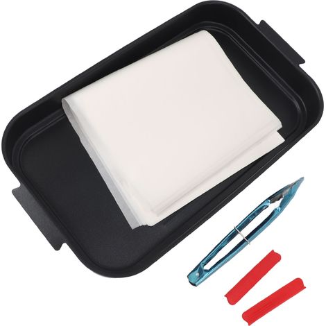Plateau de barbecue, gril, four, cuisinière, multifonctionnel, antiadhésif, pour servir des grillades à la maison ou en extérieur. (1/5)