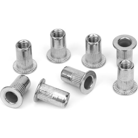 Lot de 50 écrous à sertir M4 en acier inoxydable, fixations, fournitures industrielles (1/5)