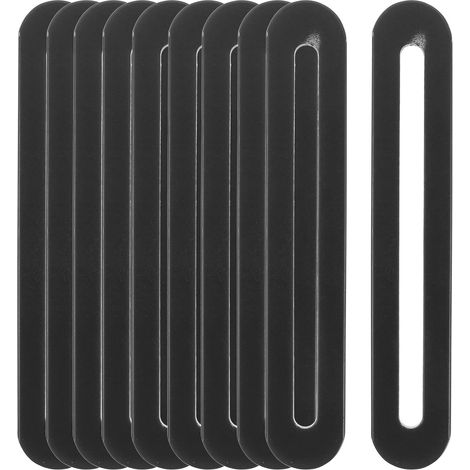 flache Reparaturplatten aus Edelstahl mittlere Größe schwarz (1/5)