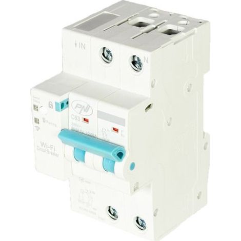 Interrupteur de sécurité automatique - PNI - SafeHome PT863 - WiFi 2,4 GHz - 1–63 A réglable - Tuya Smart (1/4)