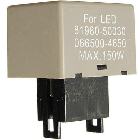 Relais clignotants LED électroniques, clignotant rapide 81980-50030 pour feux de signalisation, compatible voiture moto. (1/4)
