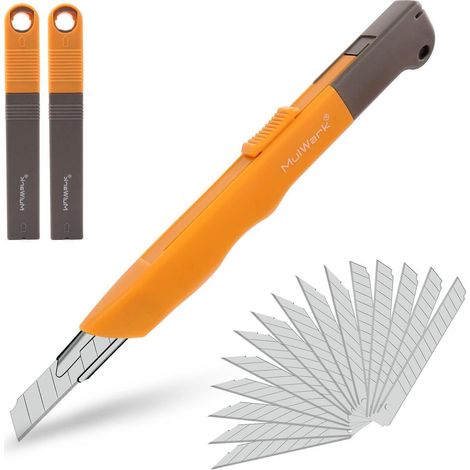 16-teiliges Cuttermesser-Set mit 9MM Snap-Off-Klingen (30° & 60°)