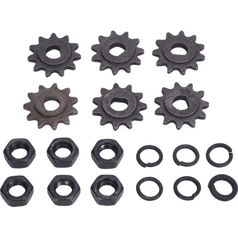 Pignon de Moteur 11T 25H Pignon de Moteur 25H 10mm de Diamètre Intérieur de en Métal Haute Résistance avec écrou à Trou et MY1020 (1/5)