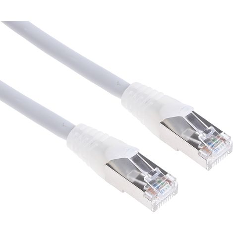 Cordon Cat6a RJ45 mâle/RJ45 mâle, S/FTP, 10m ( Prix pour 1 ) (1/2)