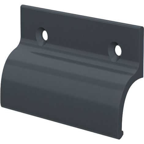 Aluminium Terrassentürgriff Balkontürgriff Ziehgriff Aluminiumgriff Türbeschlag Anthrazit RAL7016 (1/2)
