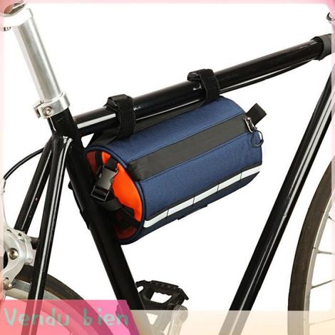 Garosa Sac de vélo Sac de guidon de vélo multifonctionnel, sac de selle, sac de cadre de vélo, sport accessoires Bleu foncé (1/4)