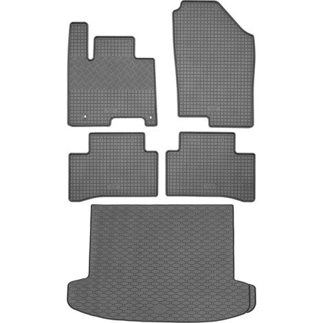 Hyundai Tucson II SUV de diciembre de 2020 SET - Alfombrillas de goma para coche + alfombrilla para maletero (1/5)