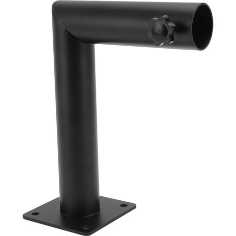 Kit de montage pour Starlink V2, support de fixation mural/toit en acier inoxydable noir, pour antenne Internet par satellite Starlink V2 (1/5)