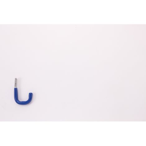 Crochet à visser tube Ø 16mm – Longueur 80mm – Gainé pour fixation sécurisée – Pour béton armé et bois dur – Altuna
