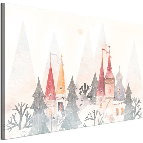 Quadro su tela italiana 90 x 60 cm - stile scandinavo - natura Quadro su tela italiana 120 x 80 cm - stile scandinavo - natura (1/5)