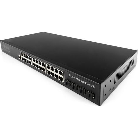 COMMUTATEUR Géré L2 GS2024S2 24x Gbit/s + 4x SFP (1/5)