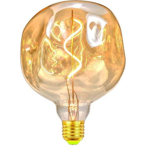 4W Dimmable Vintage LED Light Bulbs - Irregular Shape - 220/240V - E27 Edison Socket - Specialty - Antique Decorative Light Bulb (Stone) (1/5)