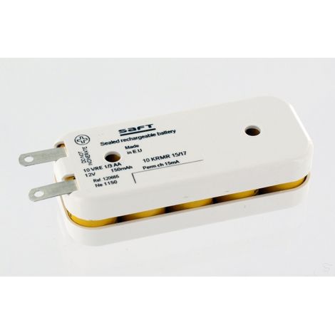 Batterie Saft 12V 130mAh 10 VRE 1/3 AA Flasque NiCd