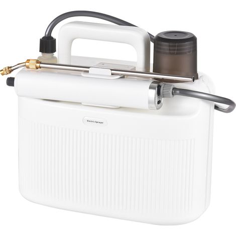 Pulverizador eléctrico para jardín con capacidad de 5 litros, batería de 2200 mAh, pulverizador para plantas, 2 lanzas de pulverización intercambiables y regadera automática USB. (1/5)
