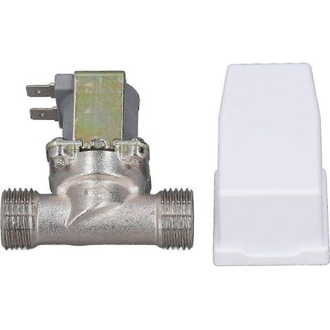 Válvula de entrada de agua G1/2 con filtro extraíble antirretorno para calentador y lavadora DC12V (carretera)