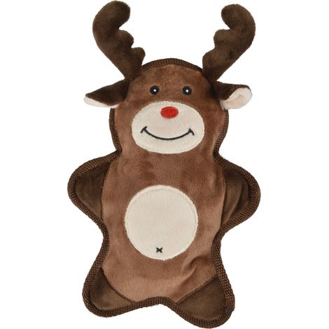 Peluche sonore 19 x 24 cm Renne de Noel (1/2)