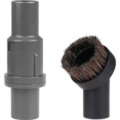 Lot de 3 Brosses Crin Cheval Adaptateur Tuyau 32 mm Shark NV350 NV360 NV440, Pièce Compatible Nettoyage Sols Installation (1/5)